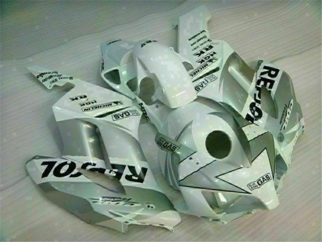 Carénage Moto CBR 1000 RR 2004-2005 - Blanc Argent Repsol Carénage Moto CBR 1000 RR 2004-2005 - Blanc Argent Repsol