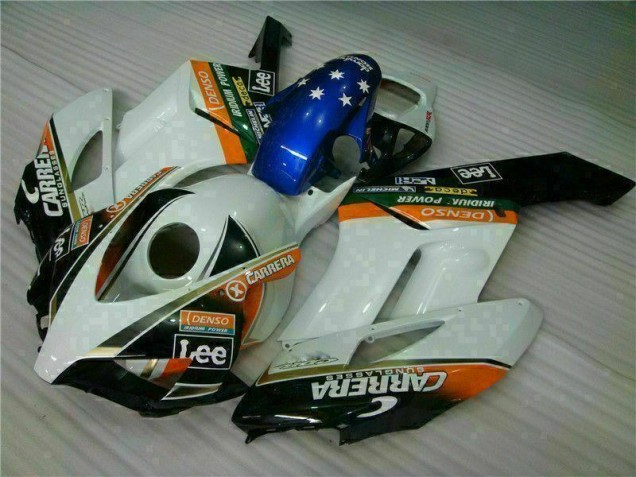 Carénage Moto CBR 1000 RR 2004-2005 - Blanc Bleu Carénage Moto CBR 1000 RR 2004-2005 - Blanc Bleu