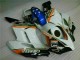 Carénage Moto CBR 1000 RR 2004-2005 - Blanc Bleu Carénage Moto CBR 1000 RR 2004-2005 - Blanc Bleu