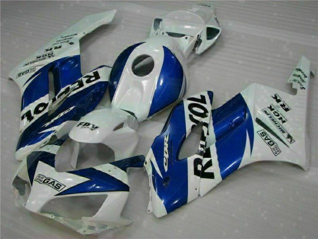 Carénage Moto CBR 1000 RR 2004-2005 - Blanc Bleu Repsol Carénage Moto CBR 1000 RR 2004-2005 - Blanc Bleu Repsol