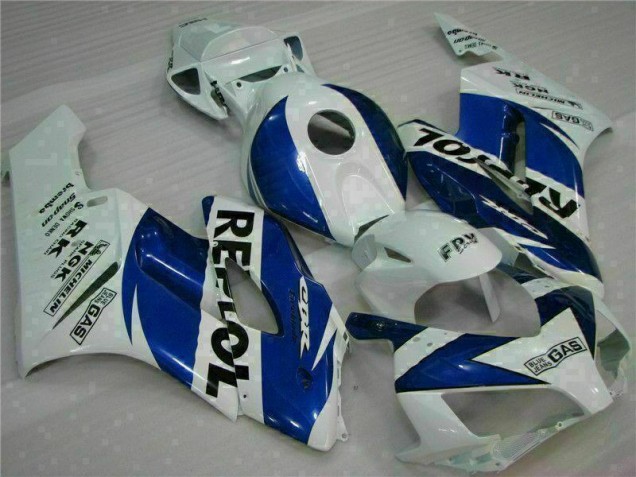 Carénage Moto CBR 1000 RR 2004-2005 - Blanc Bleu Repsol Carénage Moto CBR 1000 RR 2004-2005 - Blanc Bleu Repsol