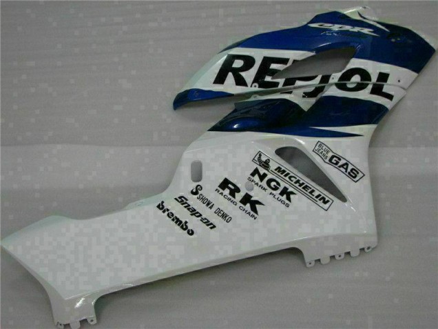 Carénage Moto CBR 1000 RR 2004-2005 - Blanc Bleu Repsol Carénage Moto CBR 1000 RR 2004-2005 - Blanc Bleu Repsol