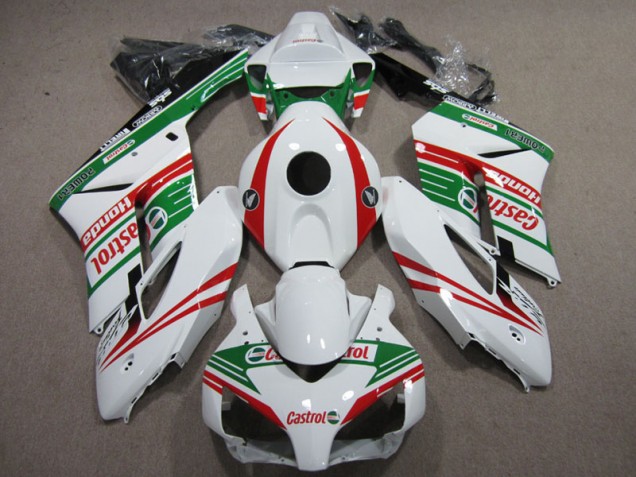 Carénage Moto CBR 1000 RR 2004-2005 - Blanc Rouge Castrol Carénage Moto CBR 1000 RR 2004-2005 - Blanc Rouge Castrol