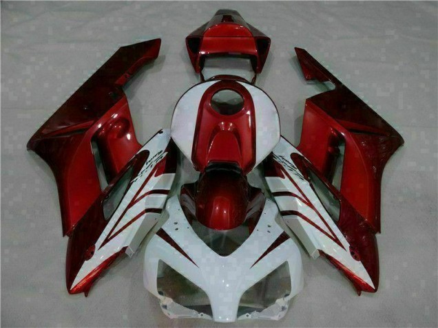 Carénage Moto CBR 1000 RR 2004-2005 - Blanc Rouge