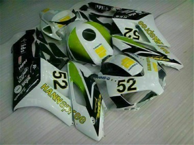 Carénage Moto CBR 1000 RR 2004-2005 - Blanc Vert Hannspree 52