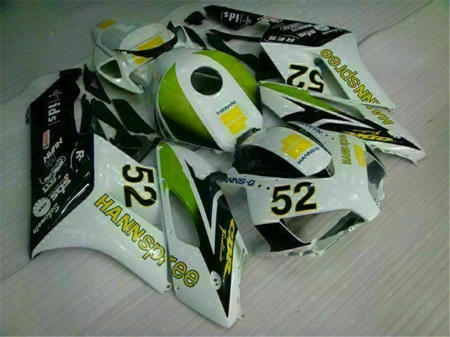 Carénage Moto CBR 1000 RR 2004-2005 - Blanc Vert Hannspree 52 Carénage Moto CBR 1000 RR 2004-2005 - Blanc Vert Hannspree 52