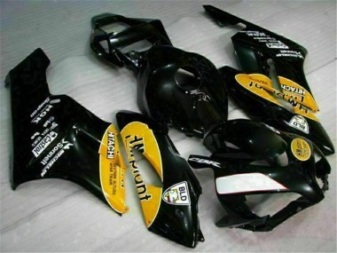 Carénage Moto CBR 1000 RR 2004-2005 - Jaune Noir