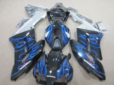 Carénage Moto CBR 1000 RR 2004-2005 - Noir Bleu Flamme