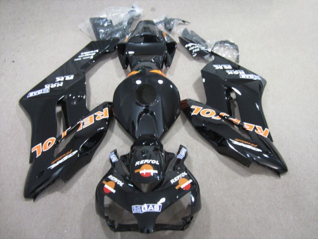 Carénage Moto CBR 1000 RR 2004-2005 - Noir Orange Repsol Carénage Moto CBR 1000 RR 2004-2005 - Noir Orange Repsol