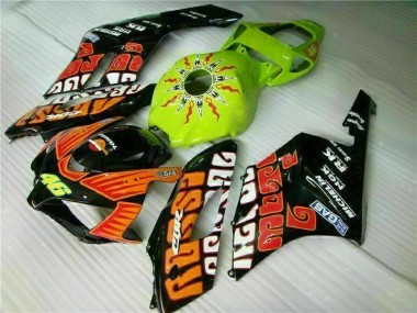 Carénage Moto CBR 1000 RR 2004-2005 - Orange Vert