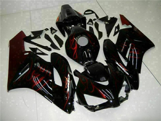 Carénage Moto CBR 1000 RR 2004-2005 - Rouge Flamme Noir Carénage Moto CBR 1000 RR 2004-2005 - Rouge Flamme Noir