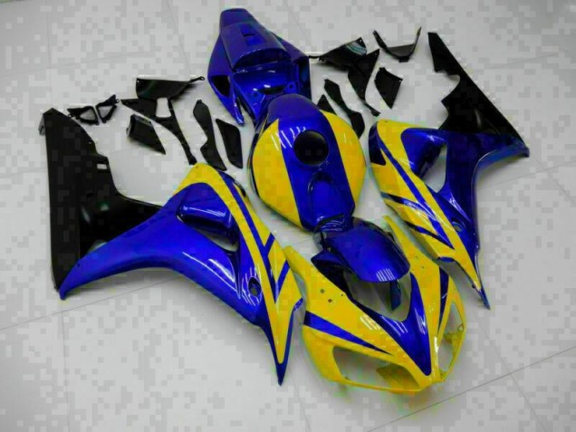 Carénage Moto CBR 1000 RR 2006-2007 - Bleu Jaune Carénage Moto CBR 1000 RR 2006-2007 - Bleu Jaune