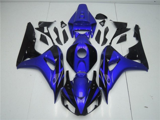 Carénage Moto CBR 1000 RR 2006-2007 - Bleu Noir Carénage Moto CBR 1000 RR 2006-2007 - Bleu Noir