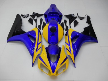 Carénage Moto CBR 1000 RR 2006-2007 - Jaune Bleu