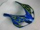 Carénage Moto CBR 1000 RR 2006-2007 - Jaune Flamme Bleu Carénage Moto CBR 1000 RR 2006-2007 - Jaune Flamme Bleu