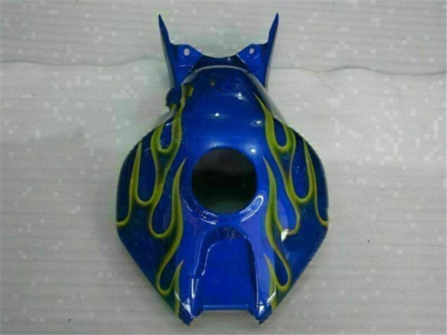 Carénage Moto CBR 1000 RR 2006-2007 - Jaune Flamme Bleu Carénage Moto CBR 1000 RR 2006-2007 - Jaune Flamme Bleu