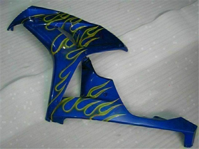 Carénage Moto CBR 1000 RR 2006-2007 - Jaune Flamme Bleu Carénage Moto CBR 1000 RR 2006-2007 - Jaune Flamme Bleu