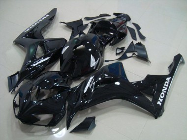 Carénage Moto CBR 1000 RR 2006-2007 - Noir Argent Décalque