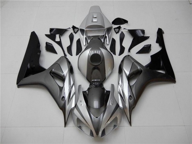Carénage Moto CBR 1000 RR 2006-2007 - Noir Argent Gris Carénage Moto CBR 1000 RR 2006-2007 - Noir Argent Gris