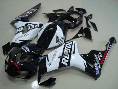 Carénage Moto CBR 1000 RR 2006-2007 - Noir Blanc Repsol