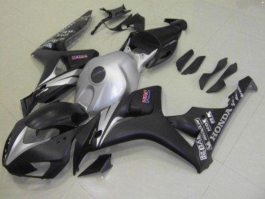 Carénage Moto CBR 1000 RR 2006-2007 - Noir Mat Argent