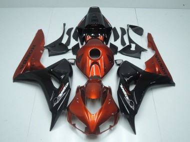 Carénage Moto CBR 1000 RR 2006-2007 - Orange et Noir