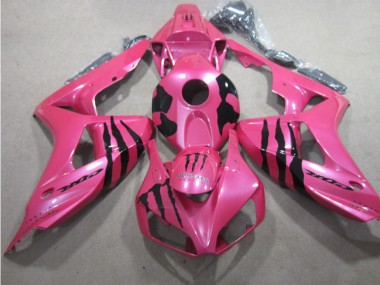 Carénage Moto CBR 1000 RR 2006-2007 - Rose Noir Monster