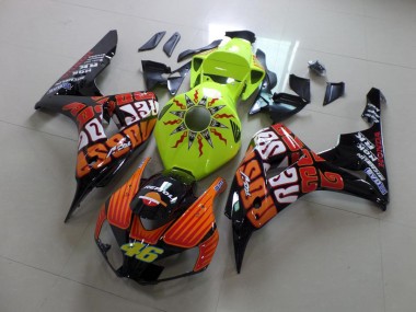 Carénage Moto CBR 1000 RR 2006-2007 - Rossi Fluro Vert