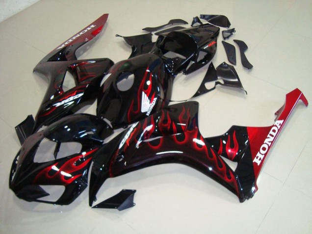 Carénage Moto CBR 1000 RR 2006-2007 - Rouge Flamme Carénage Moto CBR 1000 RR 2006-2007 - Rouge Flamme