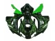 Carénage Moto CBR 1000 RR 2006-2007 - Vert Flamme Noir Carénage Moto CBR 1000 RR 2006-2007 - Vert Flamme Noir