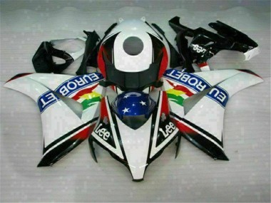 Carénage Moto CBR 1000 RR 2008-2011 - Blanc Bleu Rouge Eurobet Lee