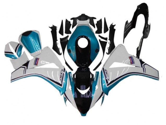 Carénage Moto CBR 1000 RR 2008-2011 - Bleu Blanc Noir Carénage Moto CBR 1000 RR 2008-2011 - Bleu Blanc Noir