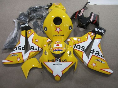 Carénage Moto CBR 1000 RR 2008-2011 - Jaune Repsol HRC