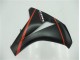 Carénage Moto CBR 1000 RR 2008-2011 - Noir Mat Rouge
