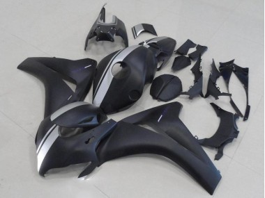 Carénage Moto CBR 1000 RR 2008-2011 - Noir Mat et Argent