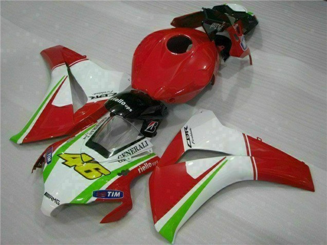 Carénage Moto CBR 1000 RR 2008-2011 - Rouge Blanc Carénage Moto CBR 1000 RR 2008-2011 - Rouge Blanc