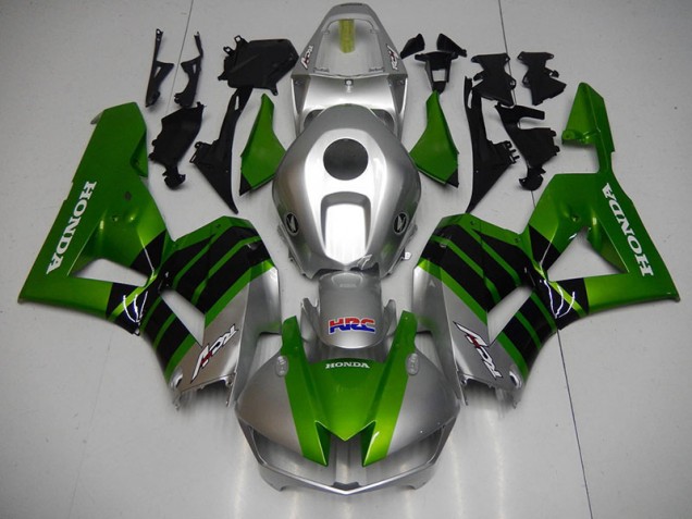 Carénage Moto CBR 1000 RR 2012-2016 - Noir Vert Argent HRC Carénage Moto CBR 1000 RR 2012-2016 - Noir Vert Argent HRC