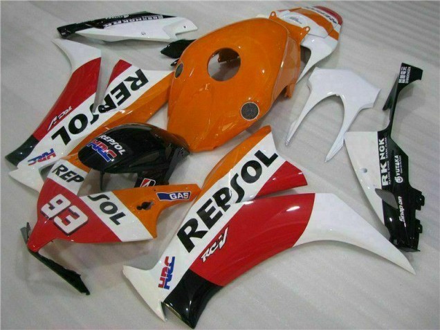 Carénage Moto CBR 1000 RR 2012-2016 - Orange Repsol 93 Carénage Moto CBR 1000 RR 2012-2016 - Orange Repsol 93