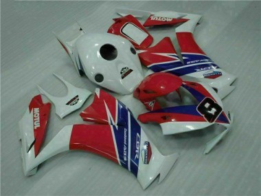 Carénage Moto CBR 1000 RR 2012-2016 - Rouge Bleu Blanc