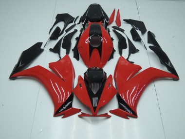 Carénage Moto CBR 1000 RR 2012-2016 - Rouge Noir avec No Décalque