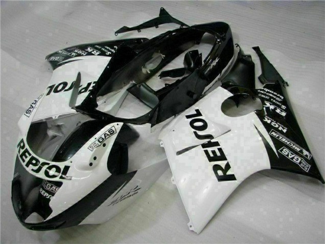 Carénage Moto CBR 1100 XX 1996-2007 - Blanc Noir Repsol Carénage Moto CBR 1100 XX 1996-2007 - Blanc Noir Repsol