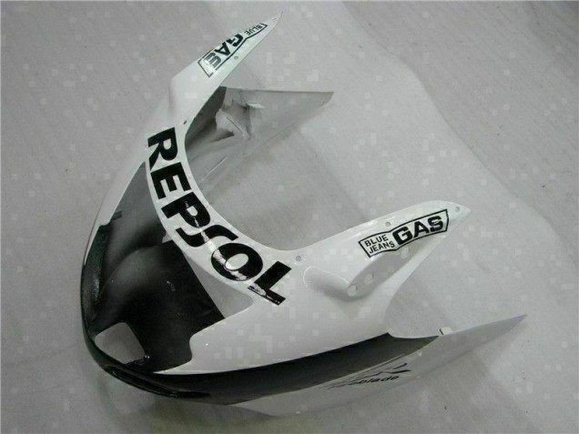 Carénage Moto CBR 1100 XX 1996-2007 - Blanc Noir Repsol Carénage Moto CBR 1100 XX 1996-2007 - Blanc Noir Repsol