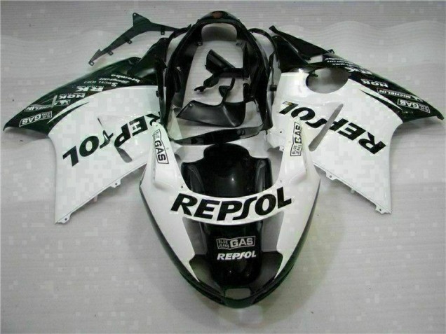 Carénage Moto CBR 1100 XX 1996-2007 - Blanc Noir Repsol Carénage Moto CBR 1100 XX 1996-2007 - Blanc Noir Repsol