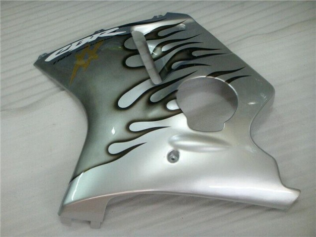 Carénage Moto CBR 1100 XX 1996-2007 - Flamme Argent Gris Carénage Moto CBR 1100 XX 1996-2007 - Flamme Argent Gris