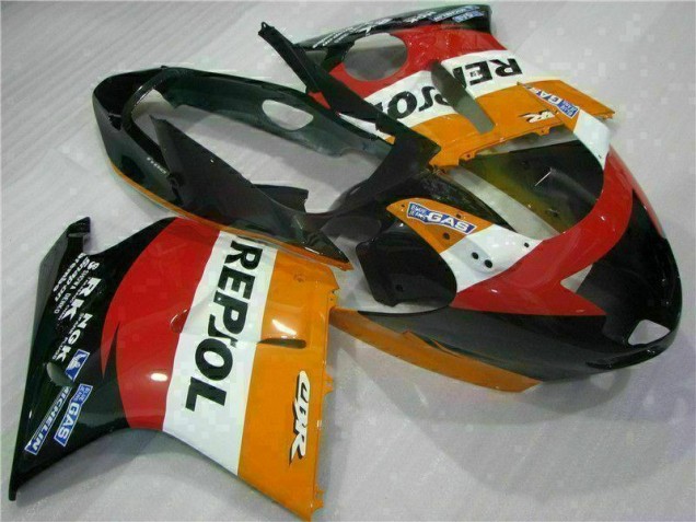 Carénage Moto CBR 1100 XX 1996-2007 - Orange Repsol Carénage Moto CBR 1100 XX 1996-2007 - Orange Repsol