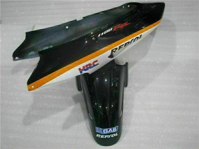 Carénage Moto CBR 1100 XX 1996-2007 - Orange Repsol Carénage Moto CBR 1100 XX 1996-2007 - Orange Repsol