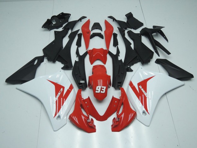 Carénage Moto CBR 125 R 2011-2013 - Rouge Blanc 93 Carénage Moto CBR 125 R 2011-2013 - Rouge Blanc 93
