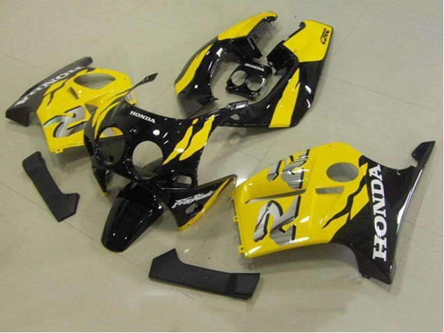 Carénage Moto CBR 250 RR MC19 1988-1989 - Jaune Noir Carénage Moto CBR 250 RR MC19 1988-1989 - Jaune Noir
