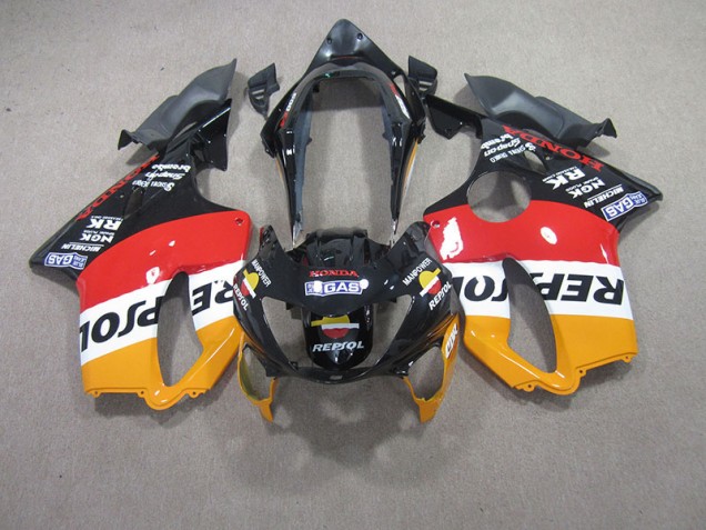 Carénage Moto CBR 600 F4 1999-2000 - Rouge Noir Repsol Carénage Moto CBR 600 F4 1999-2000 - Rouge Noir Repsol