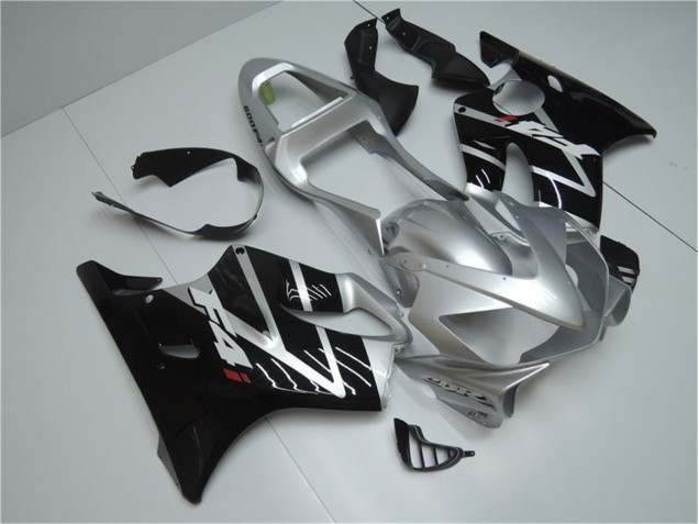 Carénage Moto CBR 600 F4i 2001-2003 - Argent Noir Carénage Moto CBR 600 F4i 2001-2003 - Argent Noir